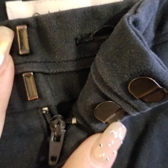 Women's Calvin Klein Navy Blue Chinos size 16 - Picture 4 of 7